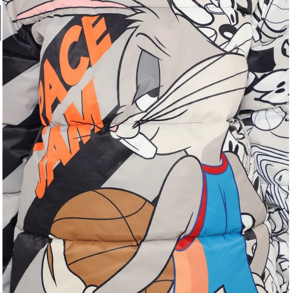 Looney Tunes Space Jam Puffer Jacket - Picture 3 of 9